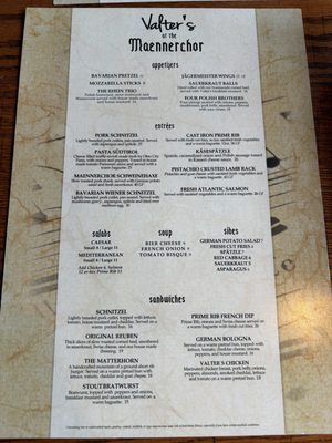 Menu photo 1 Valters at the Maennerchor Columbus, OH Menu photo 1 Valters at the Maennerchor Columbus, OH