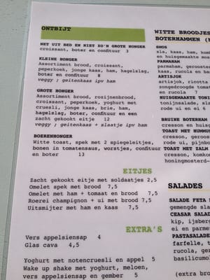 Menu photo 4 Jam Antwerp, VAN