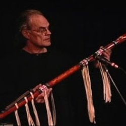 Yoga East - Tommy Lee, Native American Flute maker and Grammy-nominated artist sometimes plays for our classes.