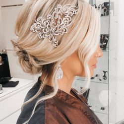 Expression Beauty Salon - Bridal updo, bridal hair accessories