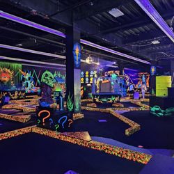 Monster Mini Golf Charlotte - This was the best inside mini golf in Charlotte!!