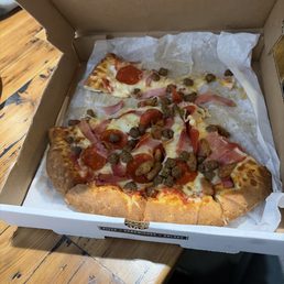 We didn't even finish the pizza because of how big the servings were! Worth it!!! We didn't even finish the pizza because of how big the servings were! Worth it!!!