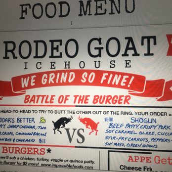 Rodeo Goat - Battle of the Burger! - Burgers Near Me - Dallas, Texas