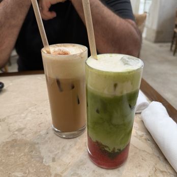 Great White - Strawberry Matcha, Shaken Iced Latte - Breakfast & Brunch Near Me - Los Angeles, California