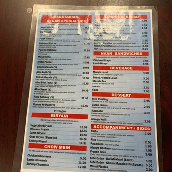 Methi Indian and Nepalese Cuisine - Other side of menu - Indian Near Me - Silver Spring, Maryland Methi Indian and Nepalese Cuisine - Other side of menu - Indian Near Me - Silver Spring, Maryland