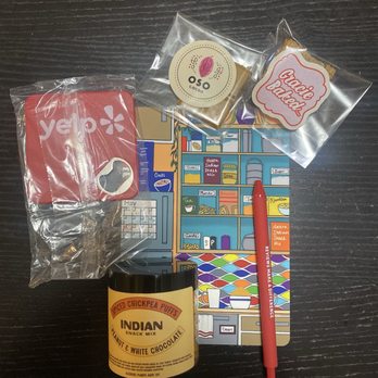Elite Event: Made in NYC Bodega - Swag bag contents - Yelp Events Near Me - Brooklyn, New York