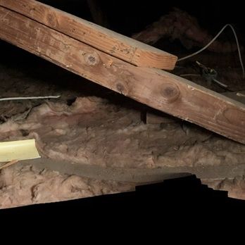 SuperGreen Insulation - Panoramic photo of old attic insulation - Insulation Installation Near Me SuperGreen Insulation - Panoramic photo of old attic insulation - Insulation Installation Near Me