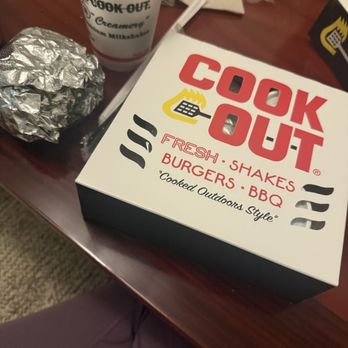 Cook Out - BBQ sammich & butterfinger shake - Burgers Near Me - Newport News, Virginia Cook Out - BBQ sammich & butterfinger shake - Burgers Near Me - Newport News, Virginia