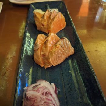 DonDon Izakaya - Hay smoked salmon sashimi - Japanese Near Me - Toronto, Ontario DonDon Izakaya - Hay smoked salmon sashimi - Japanese Near Me - Toronto, Ontario
