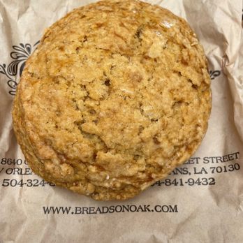 Breads on Oak Cafe & Bakery - Peach Bourbon Biscuit. - Bakeries Near Me - New Orleans, Louisiana