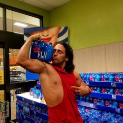 Fiji Water - I'm the Fiji mermaid. I mean mer-MAN.