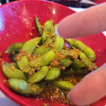 Angry Crab Shack - Angry Edamame with garlic butter and salt! 10000% must - Seafood Near Me - Mesa, Arizona
