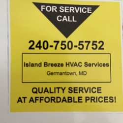 Island Breeze Germantown MD HVAC Services