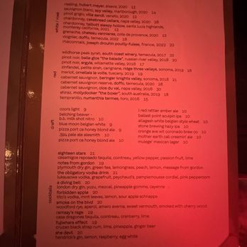Hell's Kitchen - Menu - Cocktail Bars Near Me - Funner, California
