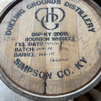 Dueling Grounds Distillery - Bourbon barrel - Distilleries Near Me - Franklin, Kentucky Dueling Grounds Distillery - Bourbon barrel - Distilleries Near Me - Franklin, Kentucky