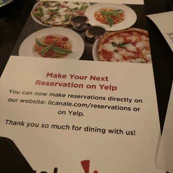 il Canale - I made my reservations through Yelp! - Italian Near Me - Washington, DC, District of Columbia