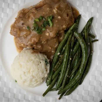 Soulcialize - a plate of food with green beans and mashed potatoes - Soul Food Near Me - Lancaster, Pennsylvania Soulcialize - a plate of food with green beans and mashed potatoes - Soul Food Near Me - Lancaster, Pennsylvania