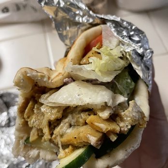 Sam's Cuisine - Chicken on pita - Mediterranean Near Me - Davis, California