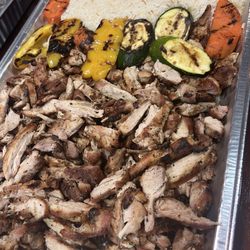 Sheeba Express - Chicken, grilled veggies and rice