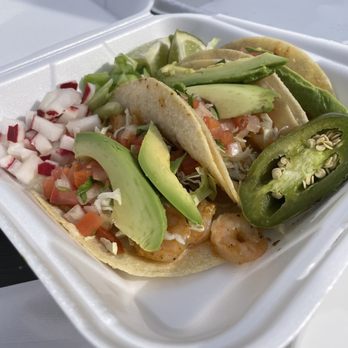 El Sabor Serano - Beautiful shrimp tacos. so much love in this. - Mexican Near Me - Napa, California El Sabor Serano - Beautiful shrimp tacos. so much love in this. - Mexican Near Me - Napa, California