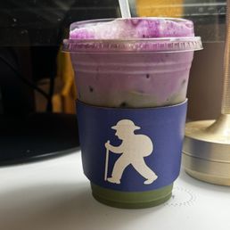 OG Matcha latte with ube cold foam