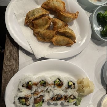 K Kitchen and Fish Day - Goon Mandu and Unagi Roll - Korean Near Me - Union City, California
