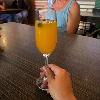 La Vida - Parcha (passion fruit) mimosa is really good - Coffee & Tea Near Me - Guayama, Puerto Rico