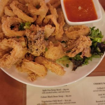 Cheryl's Global Soul - Delicious well cooked Calamari - Breakfast & Brunch Near Me - Brooklyn, New York Cheryl's Global Soul - Delicious well cooked Calamari - Breakfast & Brunch Near Me - Brooklyn, New York