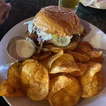 Wild Goose Tavern - Spicy Chicken Fried Sandwich - New American Near Me - Costa Mesa, California Wild Goose Tavern - Spicy Chicken Fried Sandwich - New American Near Me - Costa Mesa, California