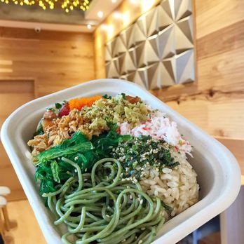 Poké Bar - Kale Noodles - Poke Near Me - Richmond, British Columbia