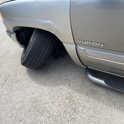 Fast Tires And Wheels - Lower ball joint broke down