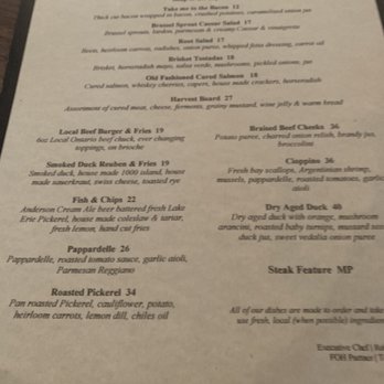 Two Forks - Menu - Canadian (New) Near Me - Port Stanley, Ontario Two Forks - Menu - Canadian (New) Near Me - Port Stanley, Ontario
