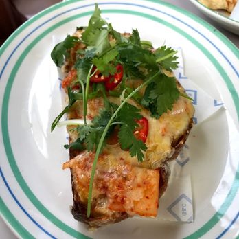 Granger & Co - Open Face Kimchi Grilled Cheese - Modern European Near Me - London, XGL Granger & Co - Open Face Kimchi Grilled Cheese - Modern European Near Me - London, XGL