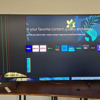 OFF-CZN - Broken TV display - Movers Near Me OFF-CZN - Broken TV display - Movers Near Me