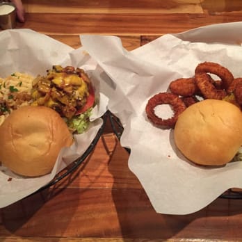 Skip's Kitchen - Cheddar burger with garlic fries and western burger with onion rings! Mmmmmmmm... - Burgers Near Me - Carmichael, California Skip's Kitchen - Cheddar burger with garlic fries and western burger with onion rings! Mmmmmmmm... - Burgers Near Me - Carmichael, California