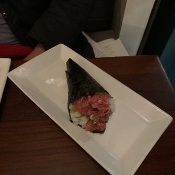 Eiko's Napa - Negi toro hand roll - too much rice but fish was fresh - Sushi Bars Near Me - Napa, California Eiko's Napa - Negi toro hand roll - too much rice but fish was fresh - Sushi Bars Near Me - Napa, California