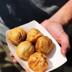 Greenfest Philly - Humpty Dumplings-cheesecake, jalapeño bacon mac & cheese, cauliflower pumpkin lime (v), spinach ricotta.