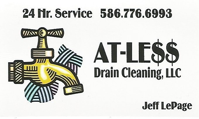 Slide of At-Less Drain Cleaning
