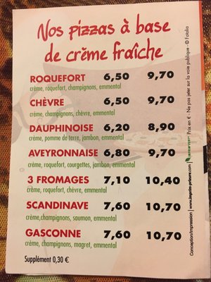 Menu photo 1 Pizza Marius Auch, 32