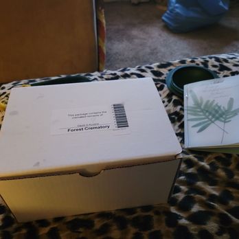 Illinois Cremation Centers - This is how the creamation ashes comes all tightly sealed and boxed up - Cremation Services Near Me - Lombard, Illinois