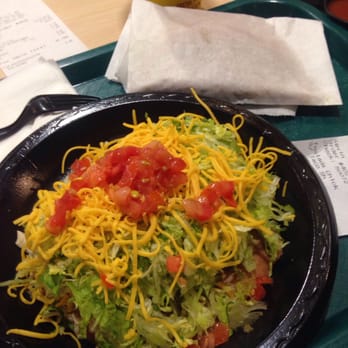 Miguels Jr - Shredded chicken tostada and a shredded beef taco (in wrapper) - Mexican Near Me - Costa Mesa, California Miguels Jr - Shredded chicken tostada and a shredded beef taco (in wrapper) - Mexican Near Me - Costa Mesa, California