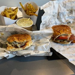 Bristol Squeezed - Entire order including 2 portions of ancho chili fries, reverse cowgirl, order 66, and coleslaw