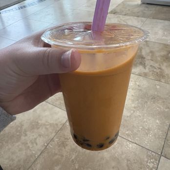 Pho Golden - Thai ice tea, add boba. - Vietnamese Near Me - Port Orchard, Washington