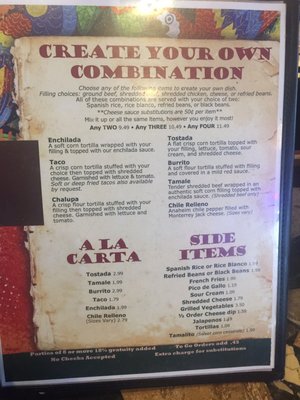Menu photo 6 Zapata's Mexican Restaurant Fairview Heights, IL