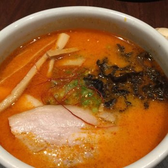 Hokkaido Ramen Santouka - Kara-miso ramen - pretty good but not spicy at all - Ramen Near Me - Vancouver, British Columbia Hokkaido Ramen Santouka - Kara-miso ramen - pretty good but not spicy at all - Ramen Near Me - Vancouver, British Columbia