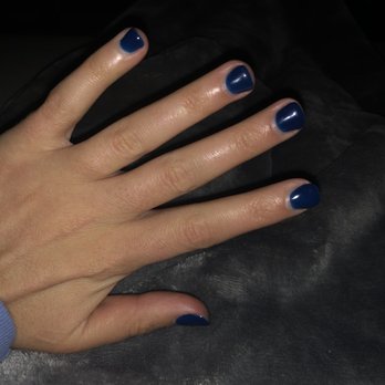Salon Chic Logan Square - Navy no chip manicure - Nail Salons Near Me - Chicago, Illinois