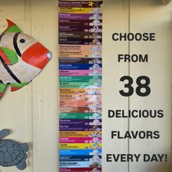 Island Treats - Our 38 delicious Hershey's flavors. They are shown in 2 photos. This is 1 of 2.