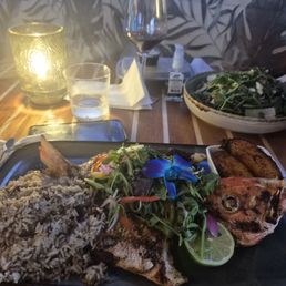 This is the Grilled Red Snapper!