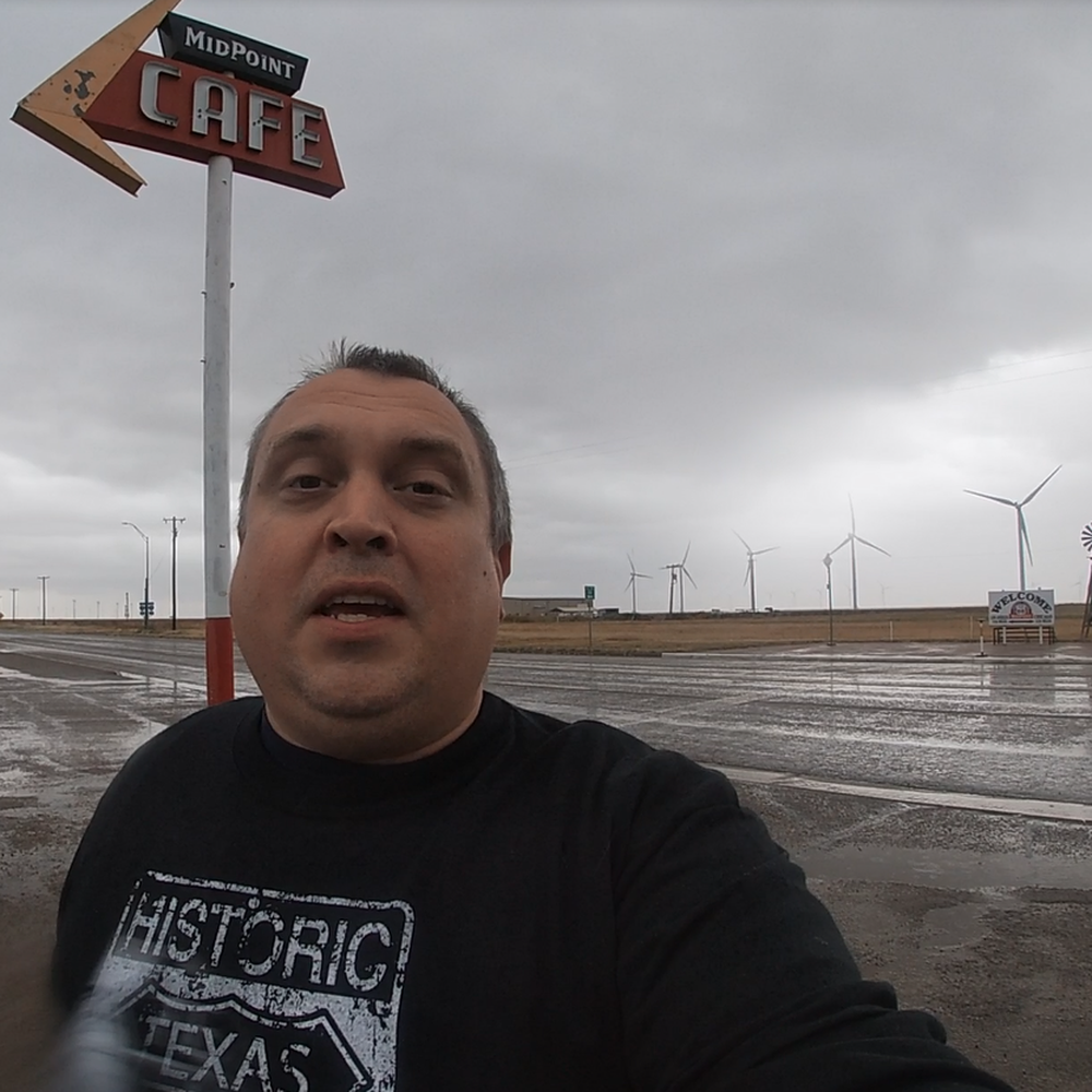 Midpoint Cafe And Gift Shop - Selfie with the signs - Cafes Near Me - Adrian, Texas Midpoint Cafe And Gift Shop - Selfie with the signs - Cafes Near Me - Adrian, Texas