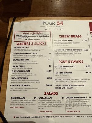Menu photo 2 Pour 54 Taphouse Rapid City, SD Menu photo 2 Pour 54 Taphouse Rapid City, SD